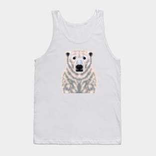 Cute Polar Bear Drawing Tank Top